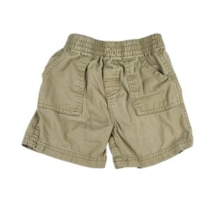 Tan Cotton Baby Toddler Shorts, 18mos months